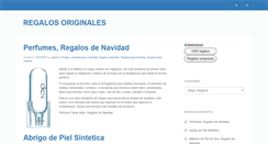 Desktop Screenshot of 1000regalosoriginales.com